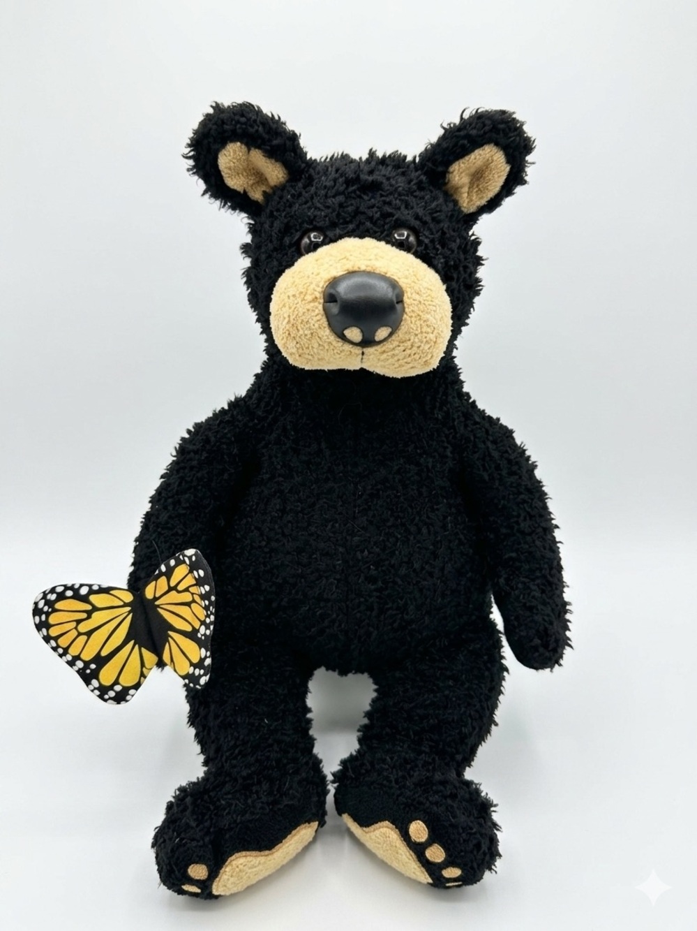 Big Sky Carvers Bearfoots Black Bear Plush Jeff Fleming 1996 Stuffed Animal Toy